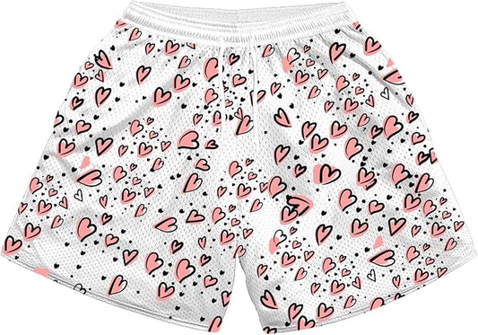 Fashion Funny Animal Printing Swim Trunks 5 inch Inseam Quick Dry Active Board Shorts for Men-BrightBean Baby