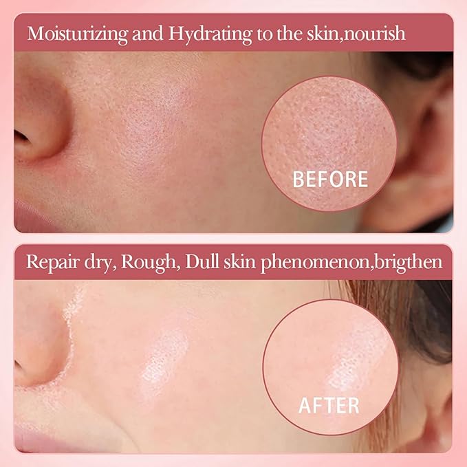 Peach Skincare Sets For Teen Girls, Complete Skin Care Routine With Facial Moisturizer, Face Cleanser, Face Mask, Peach Serum, Hand Cream & Toner, 7-In-1 Facial Skincare Set For Women-BrightBean Baby