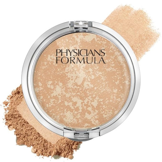 Physicians Formula Mineral Wear Talc-Free Face Powder, Light Coverage Mineral Makeup for Sensitive Skin – Buff Beige-BrightBean Baby