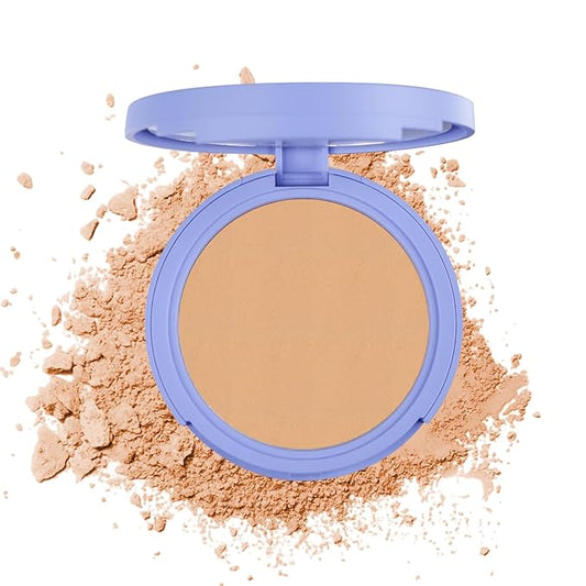 Oil Control Face Powder, Matte Smooth Setting Powder, Waterproof Long-Lasting Setting Powder, Perfect Lightweight Face Makeup For Soft Focus Finish, Minimizes Fine Lines And Pores (Pure Beige)-BrightBean Baby