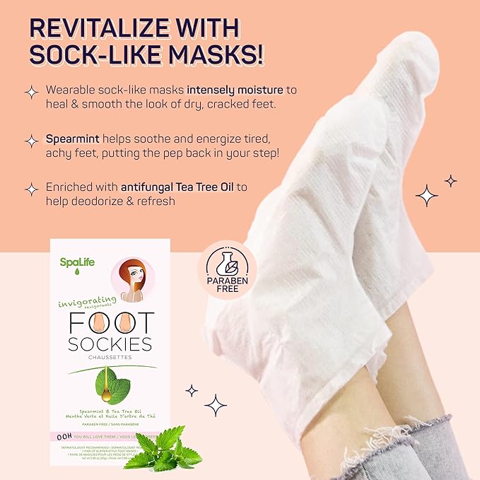 SpaLife Pink 10 Piece Spa Gift Set - Korean Skin Care Set with Travel Size Face, Hand, Foot & Nail Products - Skincare Bundle for Women-BrightBean Baby