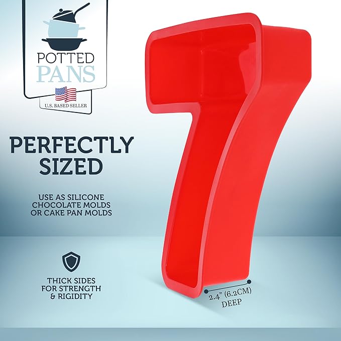 Cake Mold Numbers 10 Pieces - Large 10 Inch Cake Pans Set - 0 to 9 Big Number Cake Pan Shape Moulds for Baking