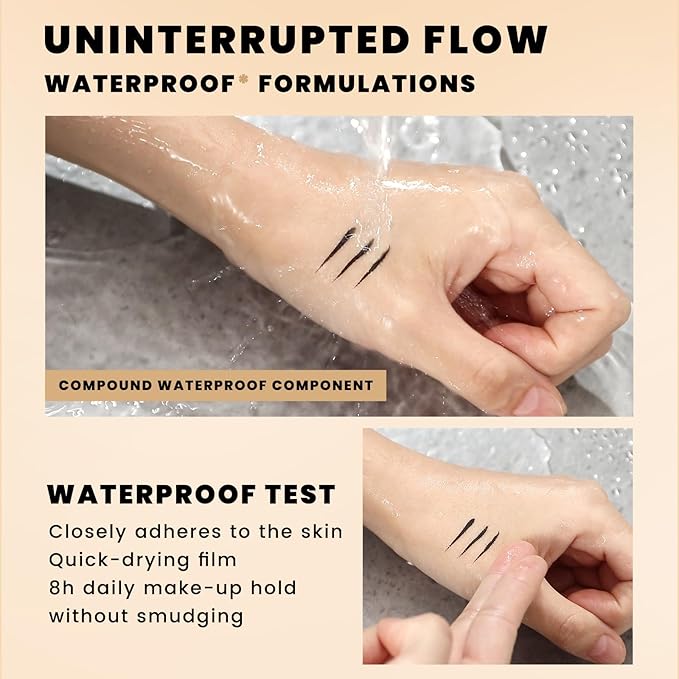 Jolilab 4 Pcs Eye Makeup set.Makeup kit includes lash serum,Mascara,Brow cream,Liquid eyeliner.Waterproof Smudgeproof Long Lasting.Gift Kit for Women Girls(4 Pcs Set)-BrightBean Baby