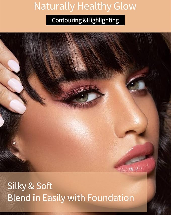 Go Ho Liquid Blush Beauty Wand,Blendable Super Silky Cream Blush Stick,Face Moisturizing Contour Blush Stick with Fine Cushion Applicator,Cruelty-free,003# Medium Pink-BrightBean Baby