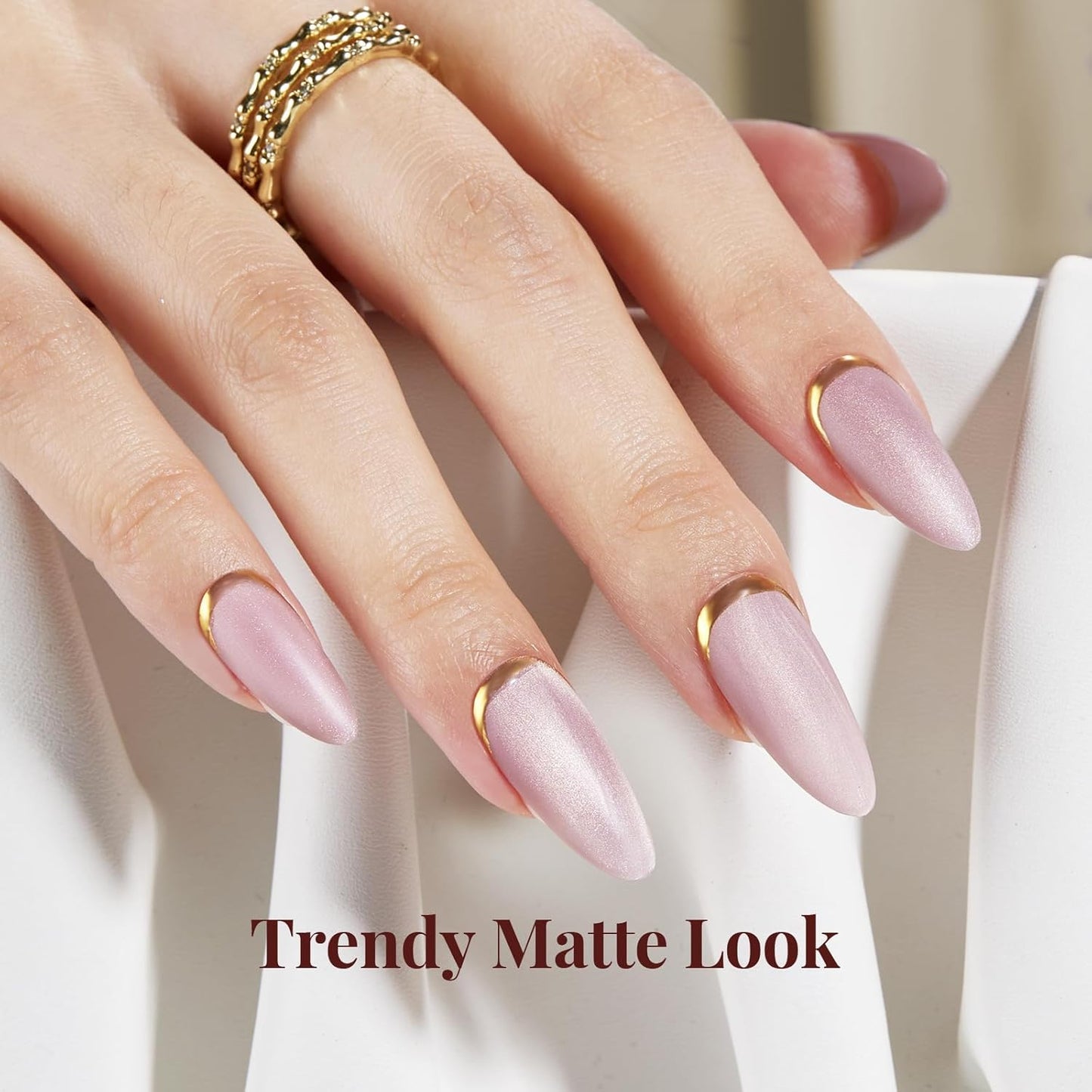 Beetles Matte Top Coat Gel Nail Polish Gel Top Coat & Base Set, 3Pcs Matte & Shiny Top Coat Nail Polish and Base Coat, No Wipe Long Lasting High Gloss and Matte Effects Soak off Uv DIY at Home-BrightBean Baby