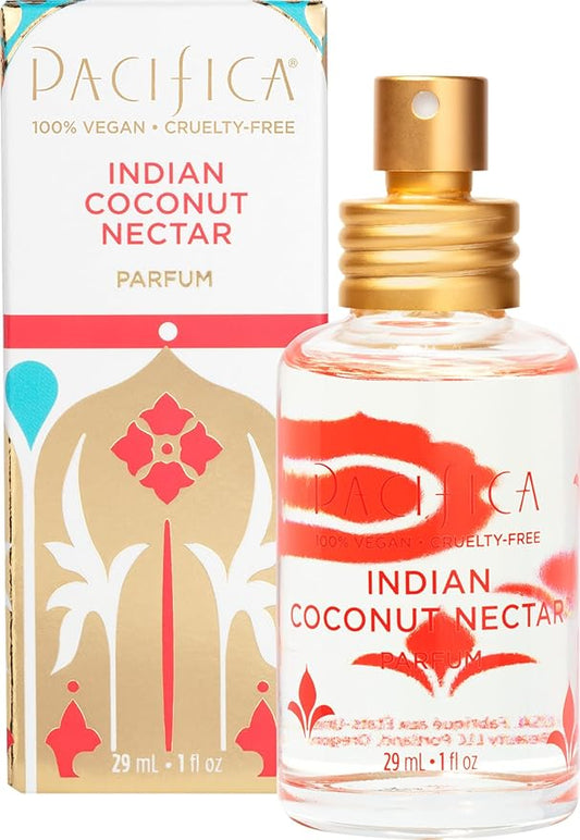 Pacifica Indian Coconut Nectar Perfume Spray – Tropical Vanilla & Coconut Fragrance, Layerable Beachy Perfume for Women, Clean, Non-Toxic, Vegan & Cruelty-Free Formula, All-Day Long Lasting-BrightBean Baby