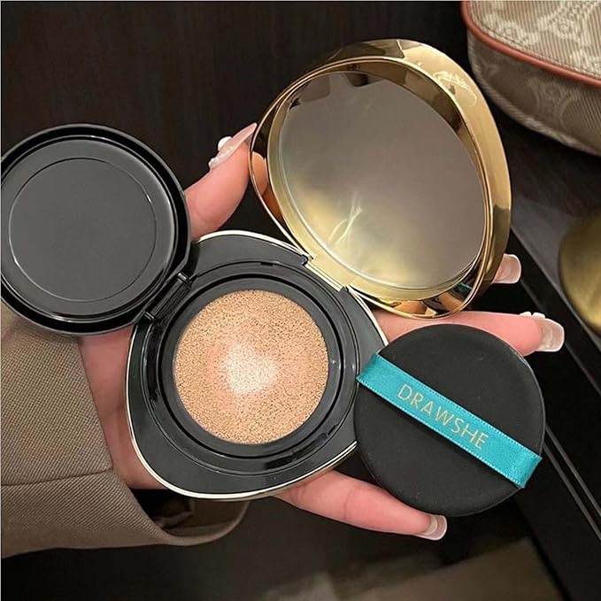 Full Coverage Foundation Air Cushion CC Cream Concealer Moisturizing Nourishing Natural Long-Lasting Even Skin Tone For All Skin Types-BrightBean Baby