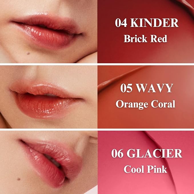 EGLIPS Lip & Cheek Glow Balm - Multi-Use Tinted Melting Balm Blush for Lips & Cheeks Builable and Blendable Texture (06 GLACIER, 0.18 oz)-BrightBean Baby