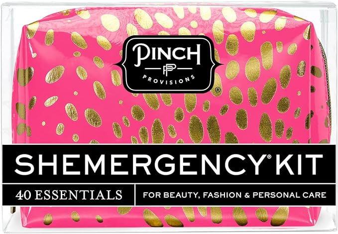 Pinch Provisions Shemergency Kit for Her, 40 Emergency Essential Items, Compact, Multi-Functional Pouch, Gift for Women, Birthday, Bachelorette Parties, and More!-BrightBean Baby