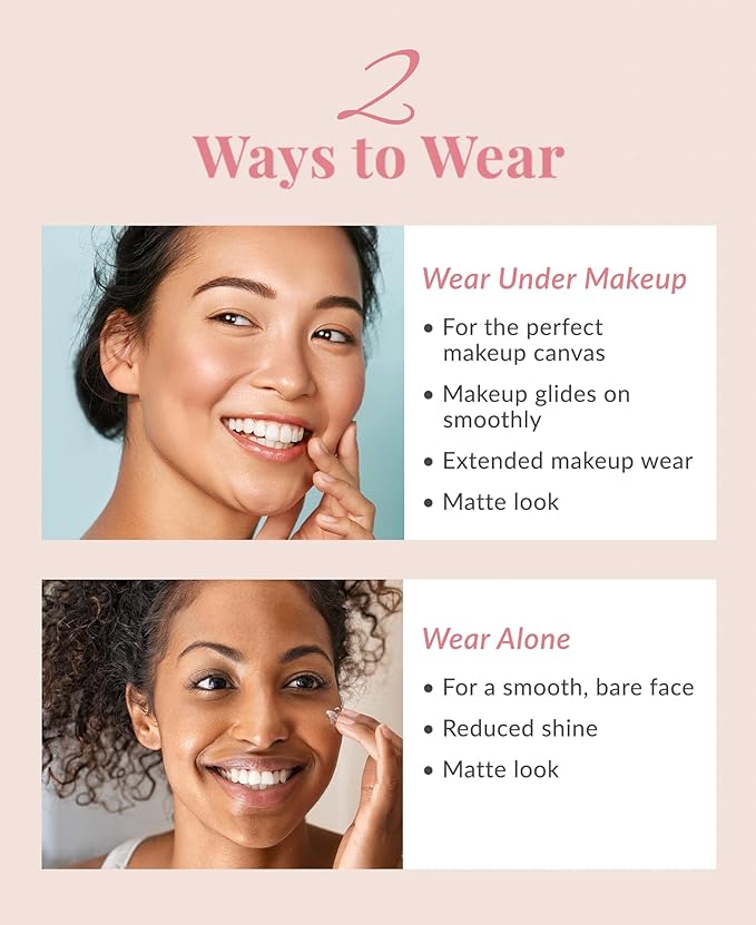 DHC Velvet Skin Coat, Mattifying Makeup Primer, Powder-Gel Formula, Minimizes look of pores, fine lines, and Imperfections, All skin types, Fragrance and Colorant Free, 0.52 oz. Net wt-BrightBean Baby