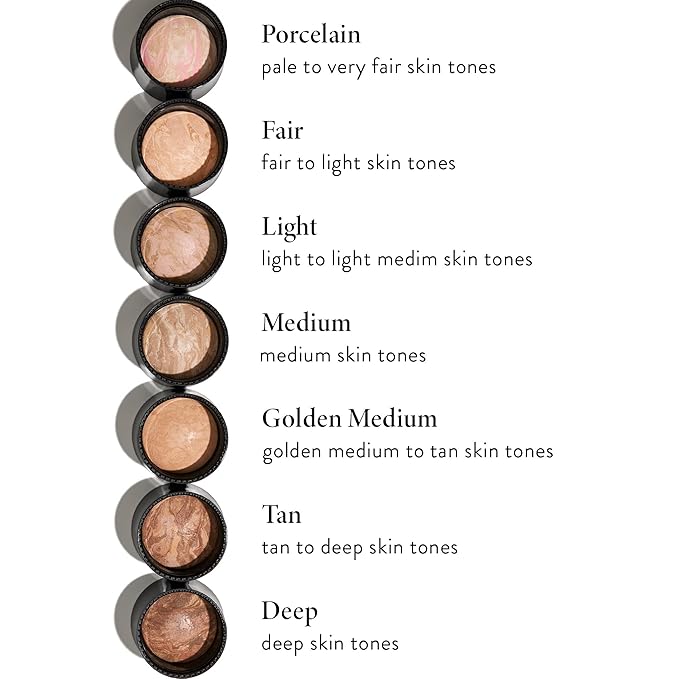 LAURA GELLER NEW YORK Award-Winning Baked Balance-n-Brighten To Go Travel Size Color Correcting Powder Foundation - Porcelain - Buildable Light to Medium Coverage - Demi-Matte Natural-BrightBean Baby