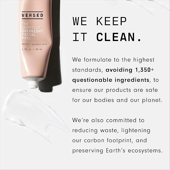 Versed Skin Reset Holiday Kit - Complexion Reset System - Contains Pore Refining Just Breathe Clarifying Serum & Dermaplaning Tool for Peach Fuzz + Facial Exfoliation (2 Pieces)-BrightBean Baby