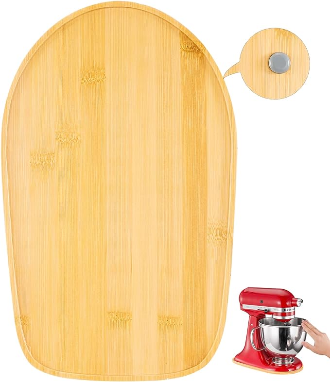Mixer Mat Slider for KitchenAid 4.5-5 Qt Tilt Head Stand Mixer - Bamboo Kitchen Appliance Sliding Tray Mixer Mover Slider Board Compatible with Kitchen aid 4.5-5 Qt Stand Mixer, KitchenAid Artisan
