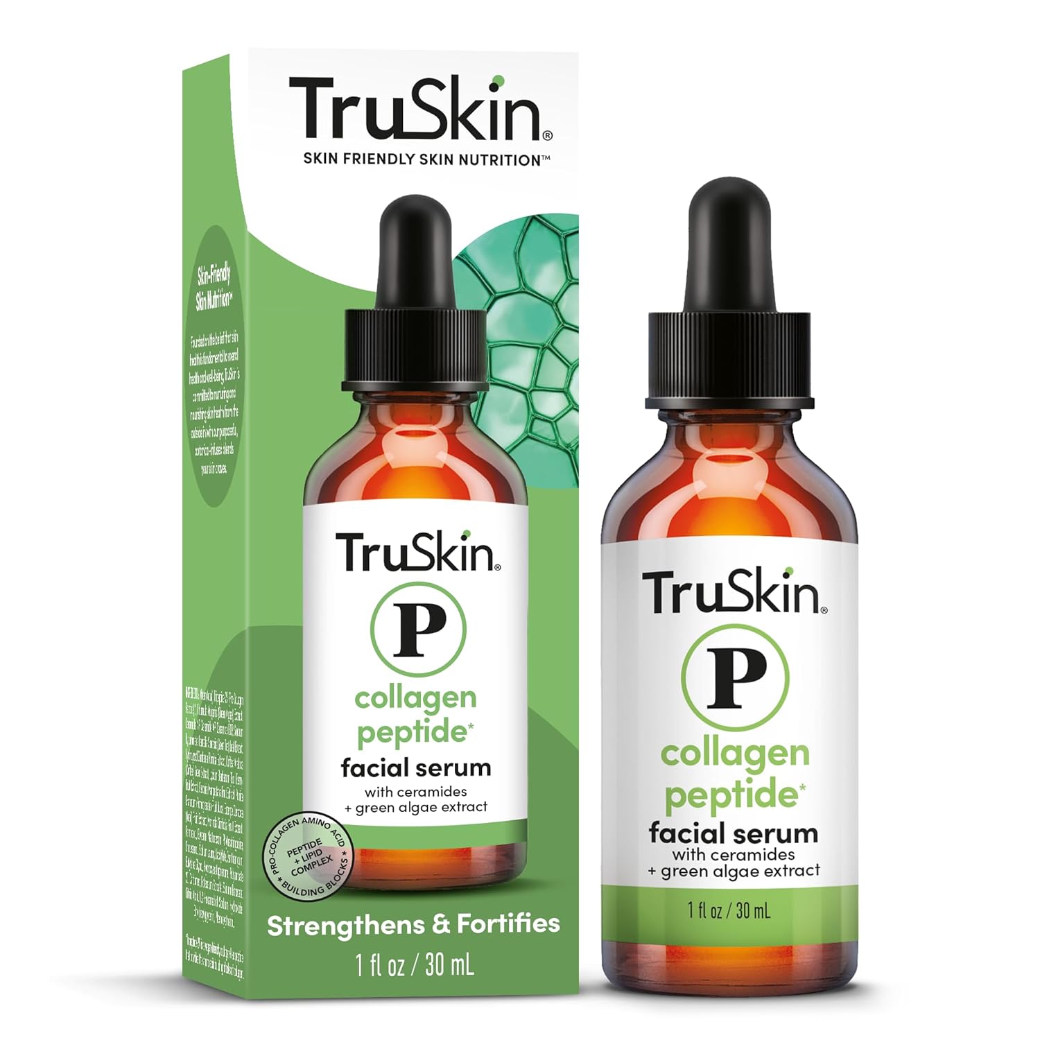 TruSkin Pro Collagen Multi Peptides Serum for Face – Anti Aging Face Serum with TriPeptide-29 & Ceramides – Support Skin’s Natural Collagen & Skin Barrier for Firmer-Looking Skin – 1 fl. Oz-BrightBean Baby