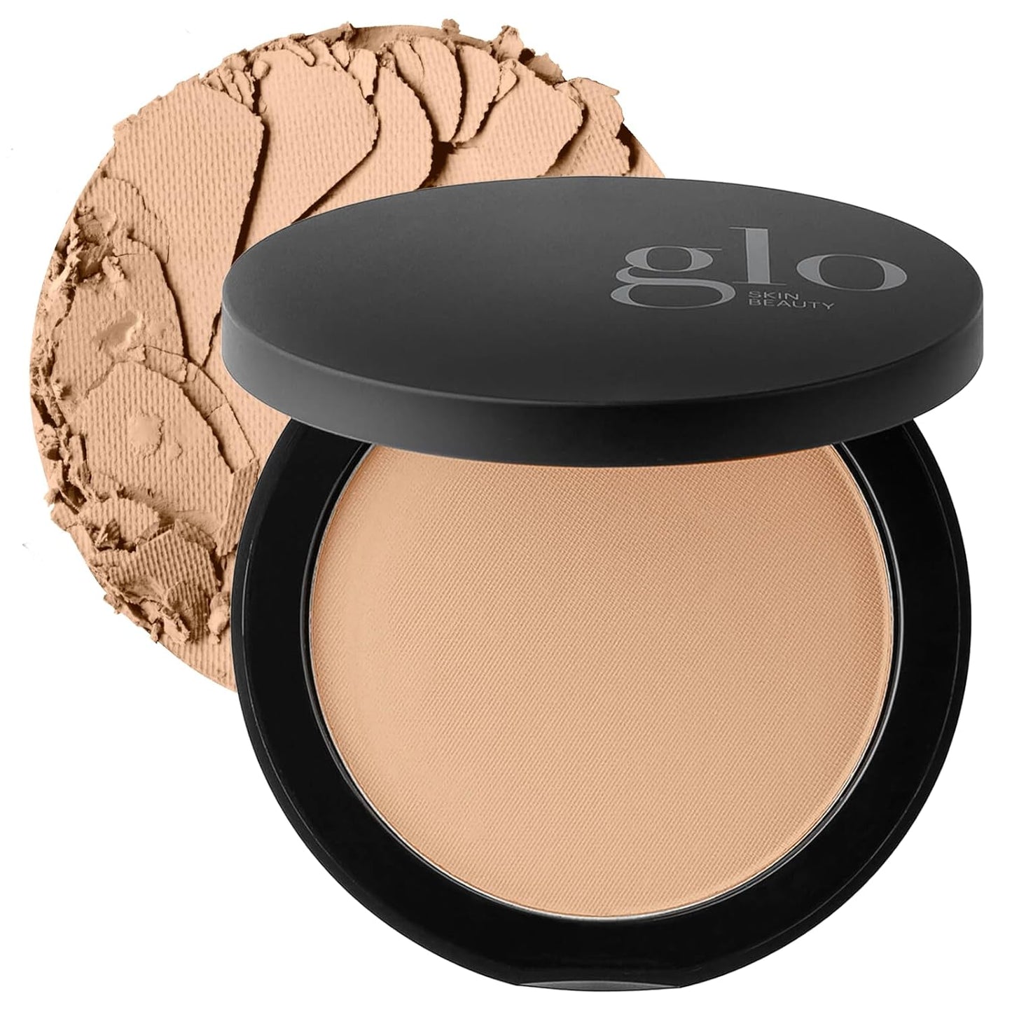 Glo Skin Beauty Pressed Base Powder Foundation Makeup (Honey Light) - Flawless Coverage for a Radiant Natural, Second-Skin Finish-BrightBean Baby