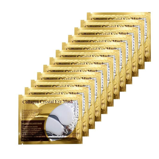 Under Eye Patches - 30 Pairs Collagen Eye Mask Eye Patches for Puffy Eyes and Dark Circles, Anti Aging Moisturizing Gel Eye Pads Under Eye Mask, Milk White-BrightBean Baby