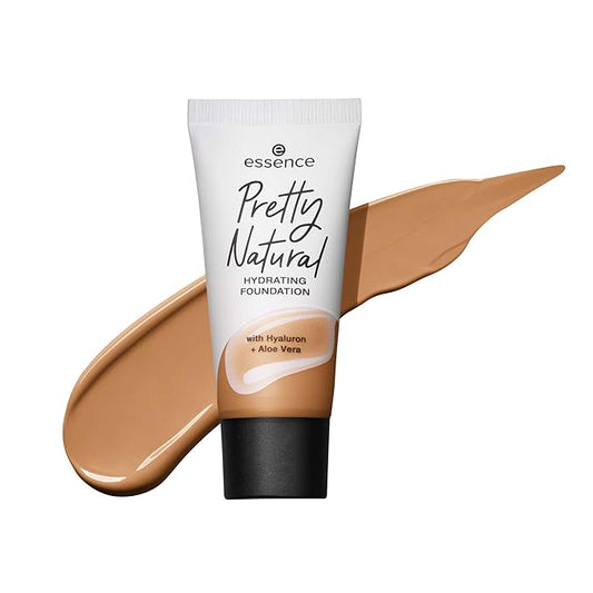 essence cosmetics Pretty Natural hydrating foundation 24h long lasting makeup 30ml (130 Cool Ochre)-BrightBean Baby