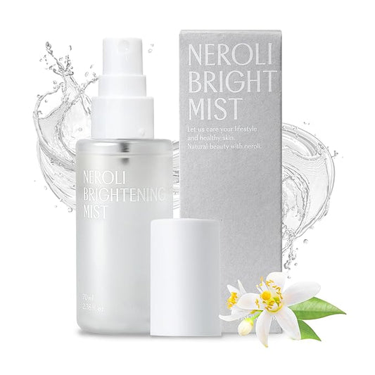 PINKWONDER Neroli Mist 2.36oz (70ml), Hydrating Facial Spray with Neroli & Jojoba Oil, Glowing and Radiant Skin, Antioxidant, Korean Skincare-BrightBean Baby