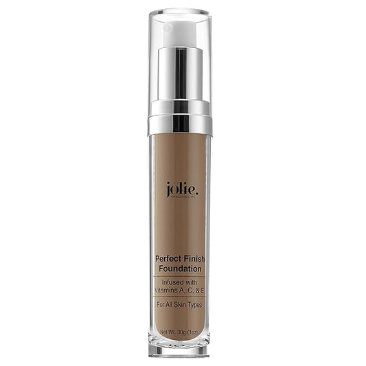 Jolie Perfect Finish Liquid Foundation Makeup SPF 15 Oil Free (DC2)-BrightBean Baby