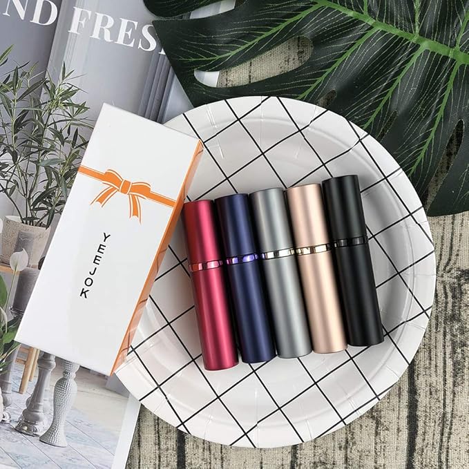 YEEJOK Travel Essentials for Women & Men - Refillable Perfume Bottles, Mini Portable Atomizer Spray Containers, 5ml Bottles for Flying, Purse & Travel Essentials-BrightBean Baby