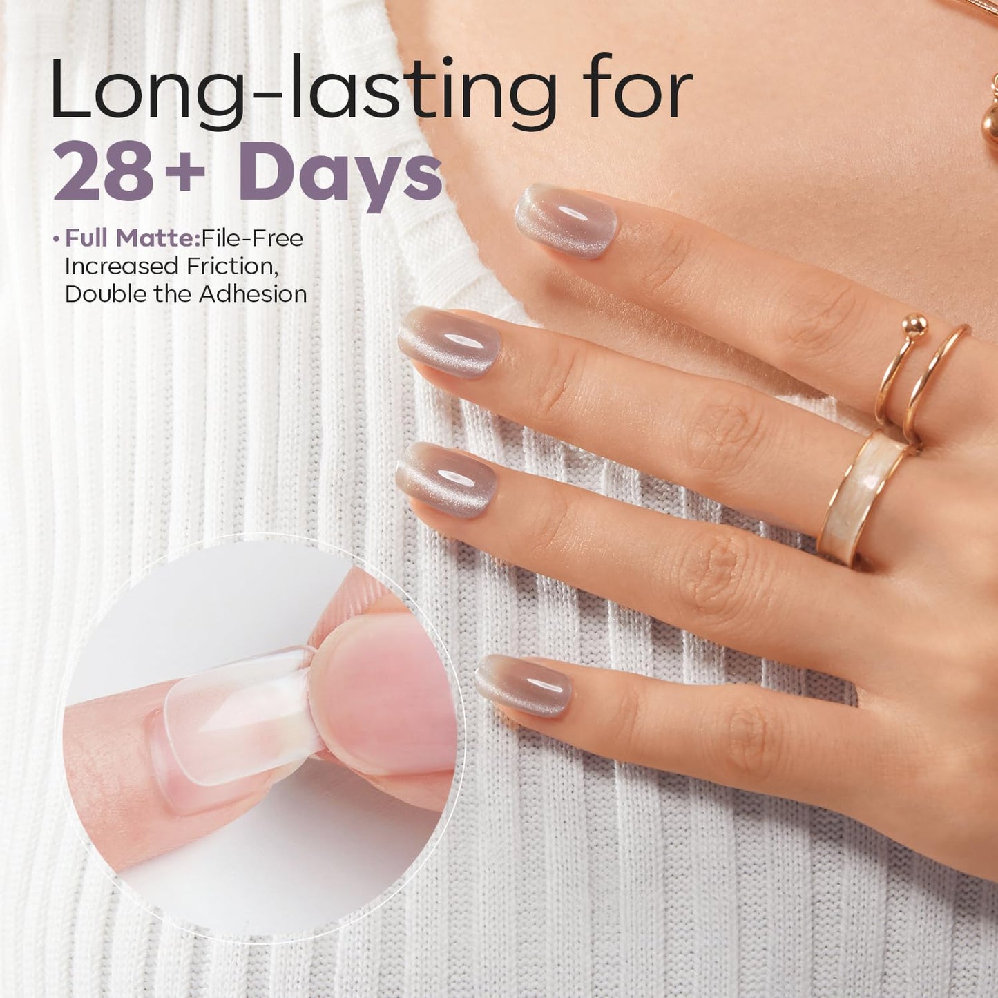 modelones Extra Short Square Fake Nail Tips - 510Pcs Full Matte Gel Tips Pre-shaped Full Cover Clear Acrylic Gel Kit False Press on Nails for Extension DIY Salon 15Sizes-BrightBean Baby