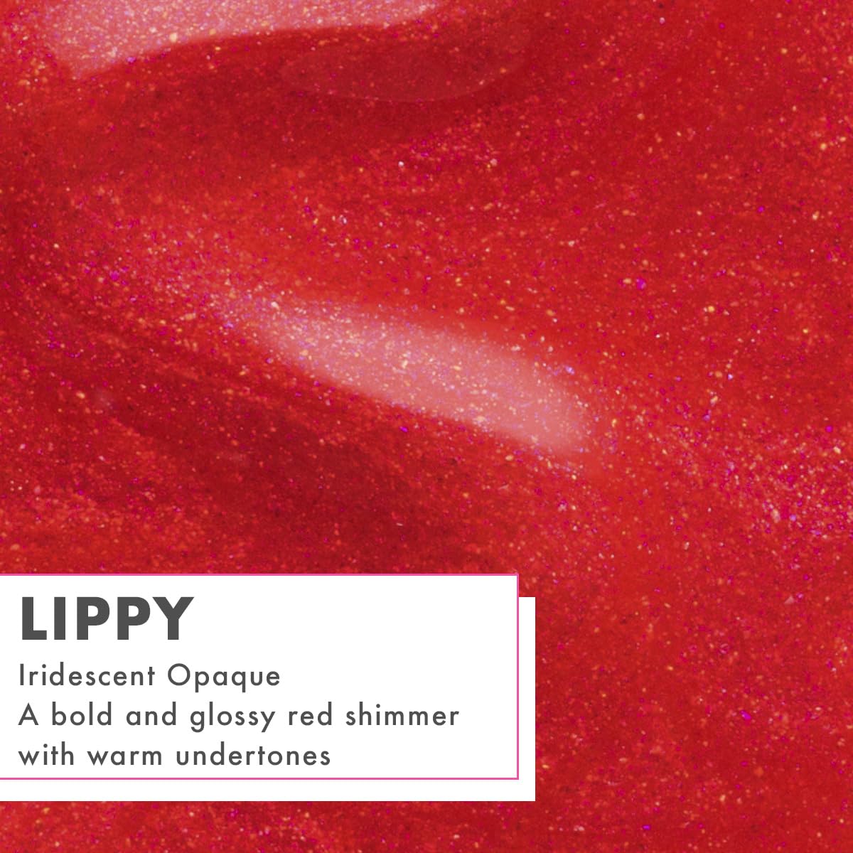 Olive & June Quick Dry Nail Polish | Instant, Fast-Drying, Smudgeproof Color | 15-free, Vegan, Cruelty-Free Formula | Lasts up to 5 Days | Salon-Quality Manicure at Home | Lippy | Shimmering Red-BrightBean Baby