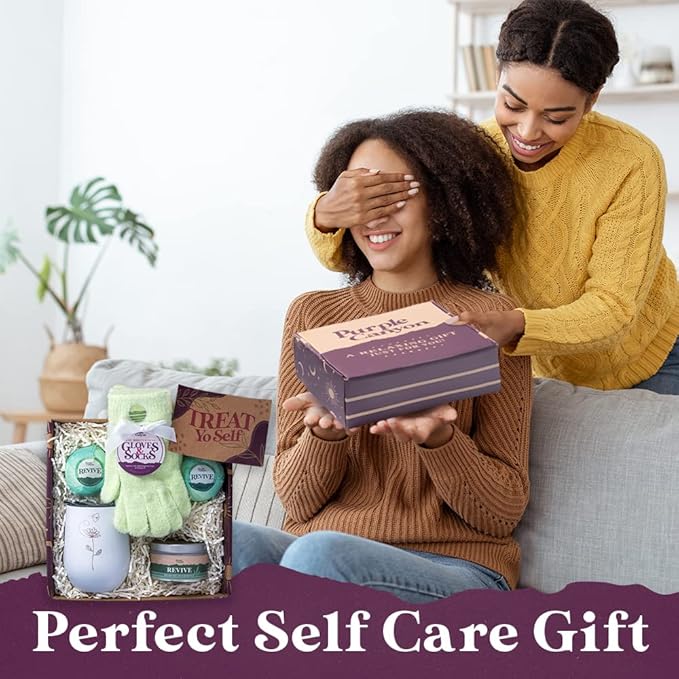 Purple Canyon Spa Gift Box for Women | Revitalizing Eucalyptus Spearmint Stress Relief Gift for Women-BrightBean Baby