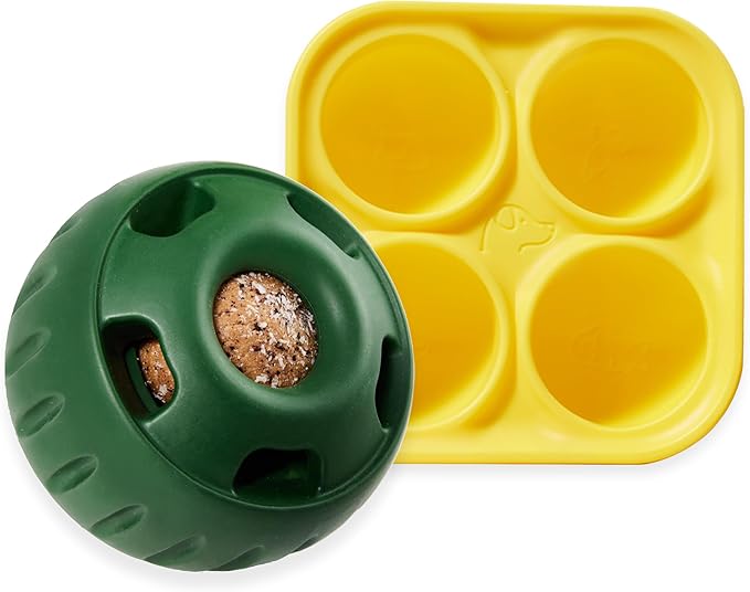 WOOF Pupsicle and Treat Tray - Long-Lasting Interactive Dog Toys and Silicone Dog Treat Mold - Keep Your Pup Busy - Easy to Clean - Toys for Medium and Large Dogs 25-75 lbs
