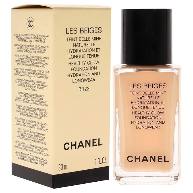 Les Beiges Healthy Glow Foundation - BR22 by Chanel for Women - 1 oz Foundation-BrightBean Baby