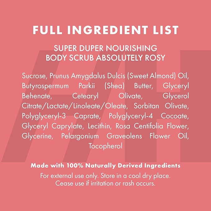 Rose Petal Scrub Foot & Body Exfoliator Infused with Vitamin E and Rose Natural Exfoliating Sugar Body Scrub for Toning Cellulite Skin Care by Handmade Heroes-BrightBean Baby