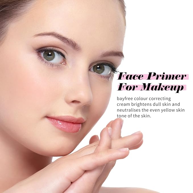 Color Correcting Cream Tinted Moisturizer, Makeup Primer for A Brightening Complexion, Formulated with Centella Asiatica and Vitamin E-BrightBean Baby