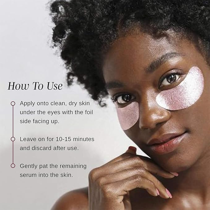 Wander Beauty Baggage Claim - Rose Gold & Gold Foil Under Eye Patches For Dark Circles and Puffiness - Under Eye Mask Depuffs & Firms - Brightening Eye Mask for Under Eye Bags (2 Pack)-BrightBean Baby