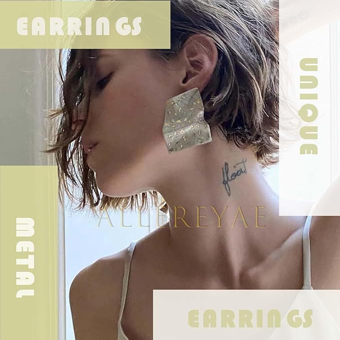 Bohemia Star Climber Crawler Earrings Gold Crystal Star Ear Climber Earrings Cluster Star Studs Earring Festival Earrings Jewelry for Women and Girls (Gold)-BrightBean Baby