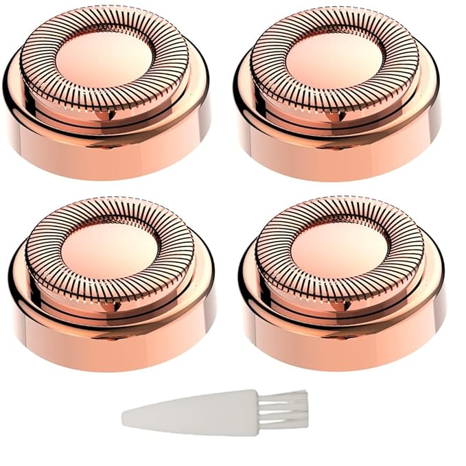 Replacement Heads For Finishing Touch Flawless Facial Hair Remover,Women Hair Removal Shaving Head First Generation (4PCS, GEN 1)-BrightBean Baby