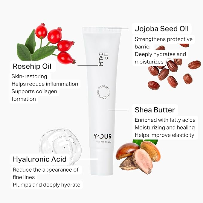 Y'OUR Skincare System, Contains: Moisturizing Cleanser, Antioxidant Day Cream, Calming Serum, Revitalizing Night Cream, Intensive Hydration Serum (Hydrating Skincare (Set of 5))-BrightBean Baby