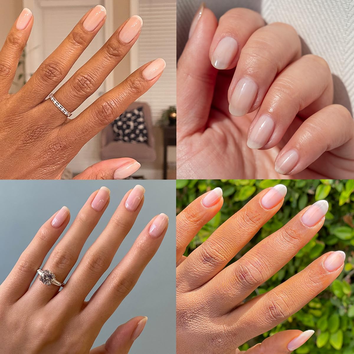 Olive & June Long Lasting Nail Polish | Plump, Gel-Like Finish No Lamp Needed | Lasts up to 10 days | Salon-Quality Color at Home | 15-Free, Vegan & Cruelty-Free Chip-Resistant Shine | BEB Sheer White-BrightBean Baby