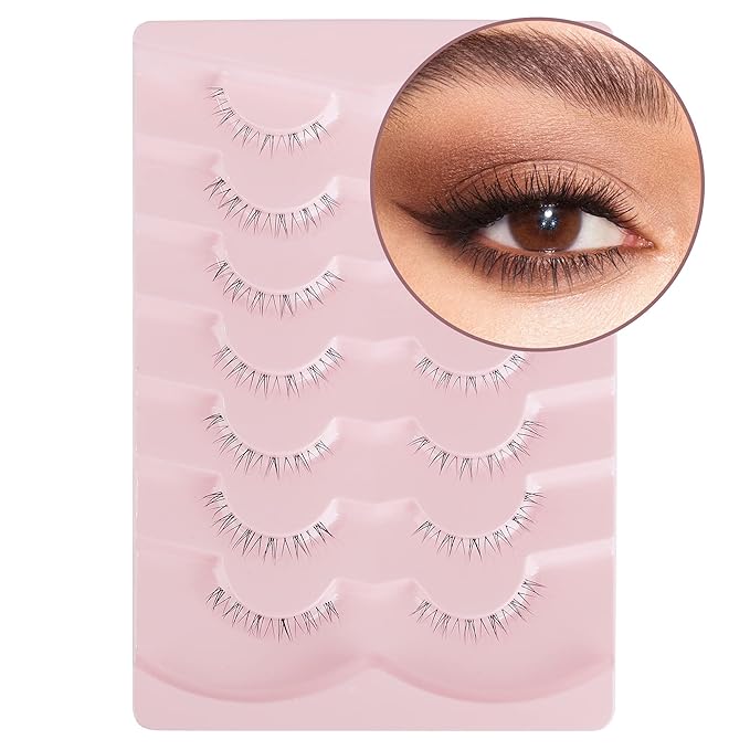 Eyelashes False Bottom Lashes Lower Lashes Fake Bottom Eyelashes 7 Pairs R-2-BrightBean Baby