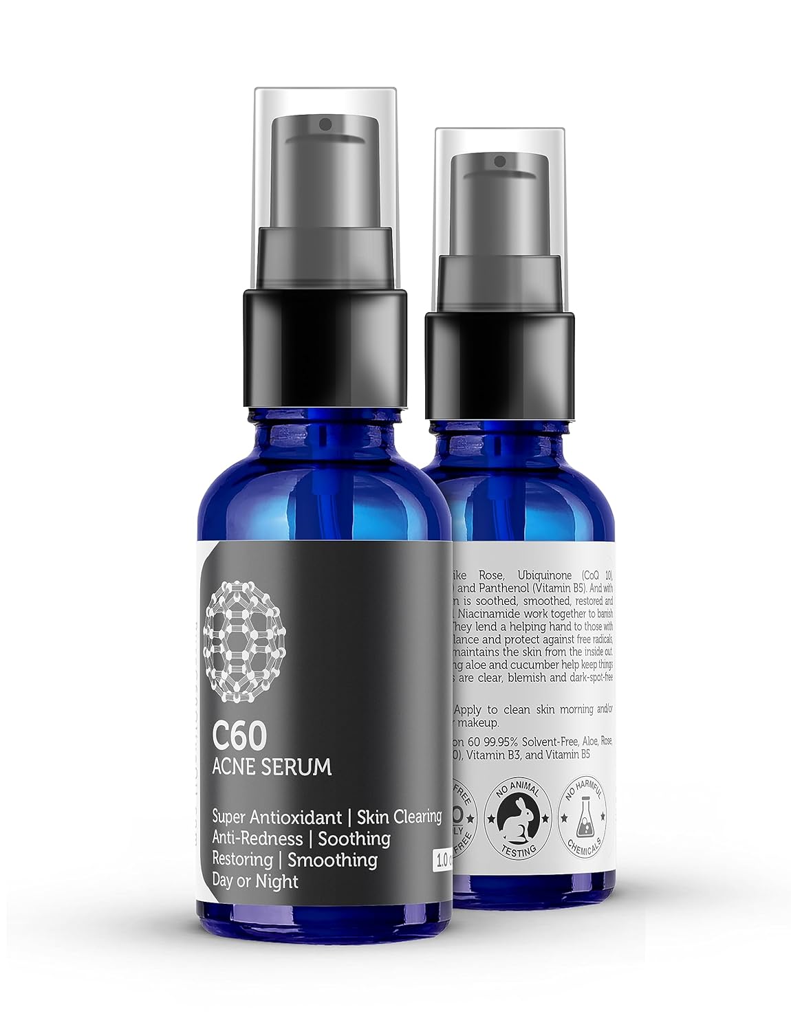 C60 Complete Skin Care Solution - Anti Aging Moisturizer, Mask, Eye Cream and Serum with Carbon 60 Superantioxidant - Brightening for Dark Spots, Even Skin Tone, Eye Area, Fine Lines & Wrinkles-BrightBean Baby