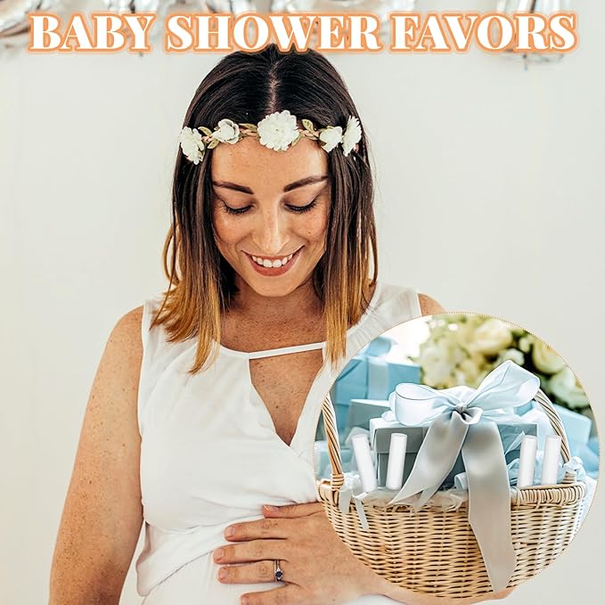 Demissle 300 Pcs Unlabeled Lip Balms Bulk Chapped Stick Blank Mini Lip Balm Gifts Moisturizing Lip Balm Party Favors for Women Homeless Guests Wedding Bridal Shower Baby Shower Favors(Vanilla)-BrightBean Baby