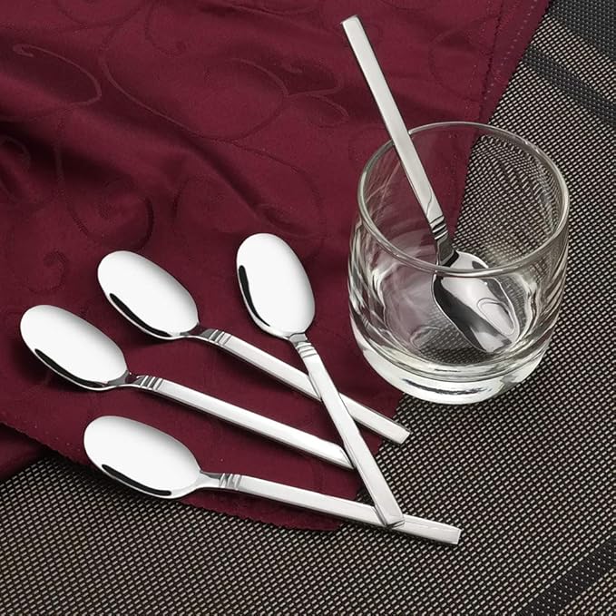 12-Piece Stainless Steel Coffee Spoons, Small Espresso Spoon, Mini Spoon