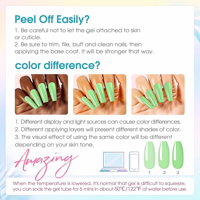 ROSALIND Poly Nail Gel Colors Kit -14 Colors +72 Nail Art Accessories kit Poly Nails Gel Kit Starter Kit with Mini UV Lamp Slip Solution Poly Nail Art Tools for Beginners with Everything-BrightBean Baby