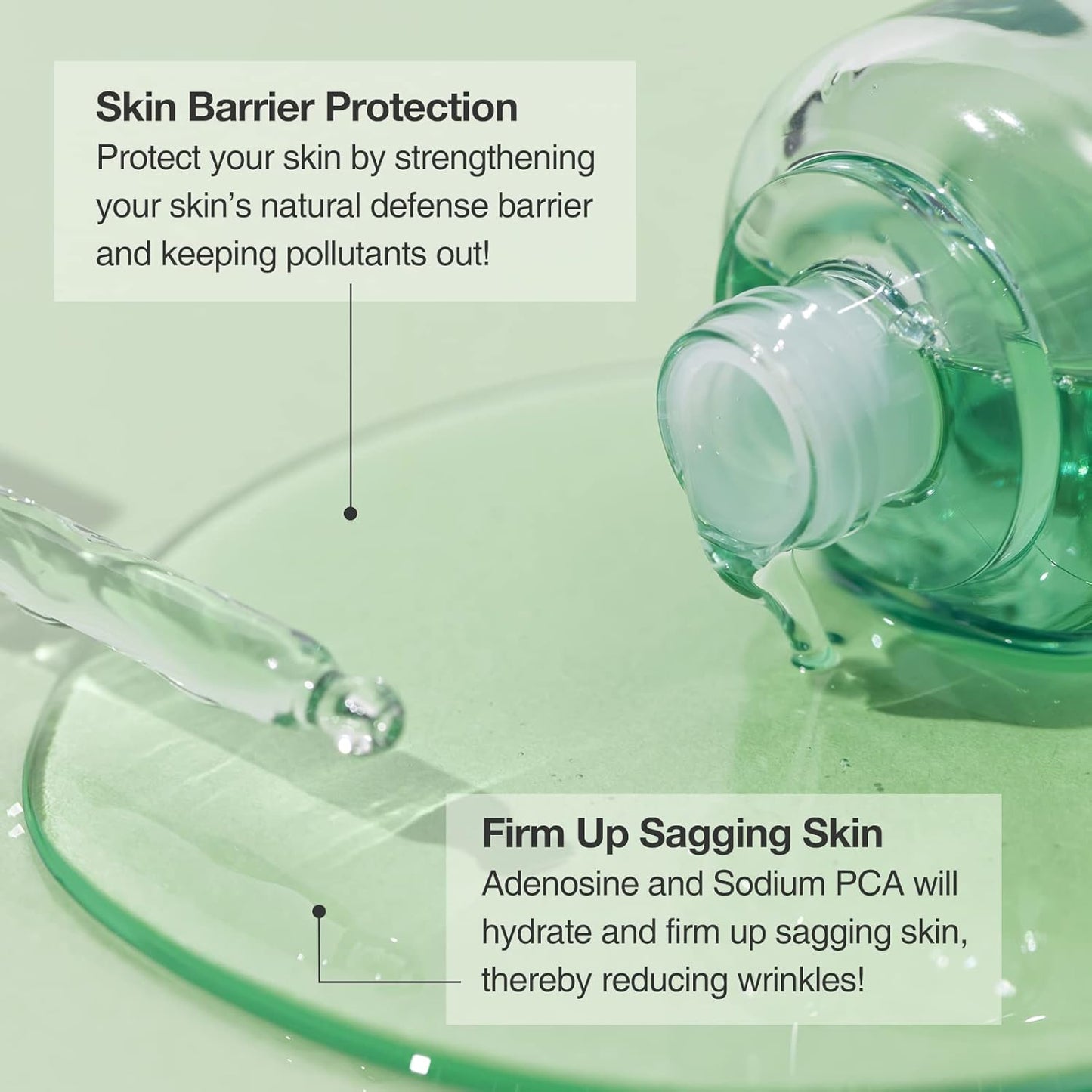 Skin Barrier Fluid – Anti-Wrinkle Ampoule with Adenosine, Hydrolyzed Collagen, Improves Elasticity & Firmness, Hydrating Serum for Dry & Aging Skin. 1.69 fl.oz (50ml)-BrightBean Baby