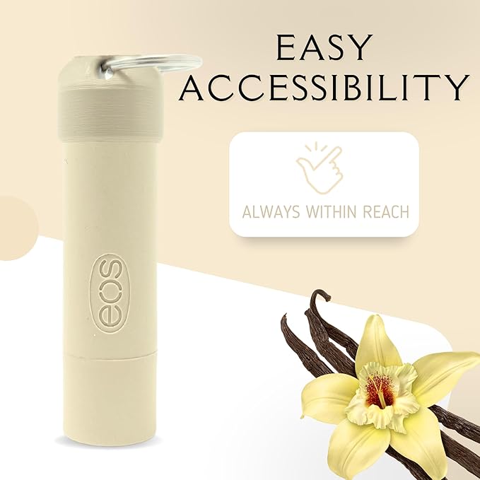 Keychain Holder EOS Lip Balm Stick (Keychain Only) - Travel Size Lip Balm Chapstick - Healing Stick - Made in USA-BrightBean Baby