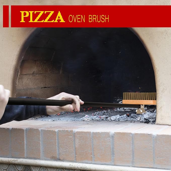 12-inch Hard Anodized Aluminum Pizza Spatula，Set Of 6 Commercial Pizza Oven Utensils, pizza Peel for Indoor & Outdoor Pizza Ovens, Pizza Oven Accessories