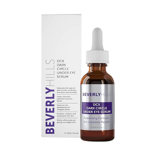 Beverly Hills DCX Under Eye Serum for Wrinkles, Puffy Eyes and Dark Cirlces Treatment for All Skin Types | Anti Wrinkle Serum with Seaweed, Hyaluronic Acids & Peptides for Hydrated & Soft Skin, 30 mL-BrightBean Baby