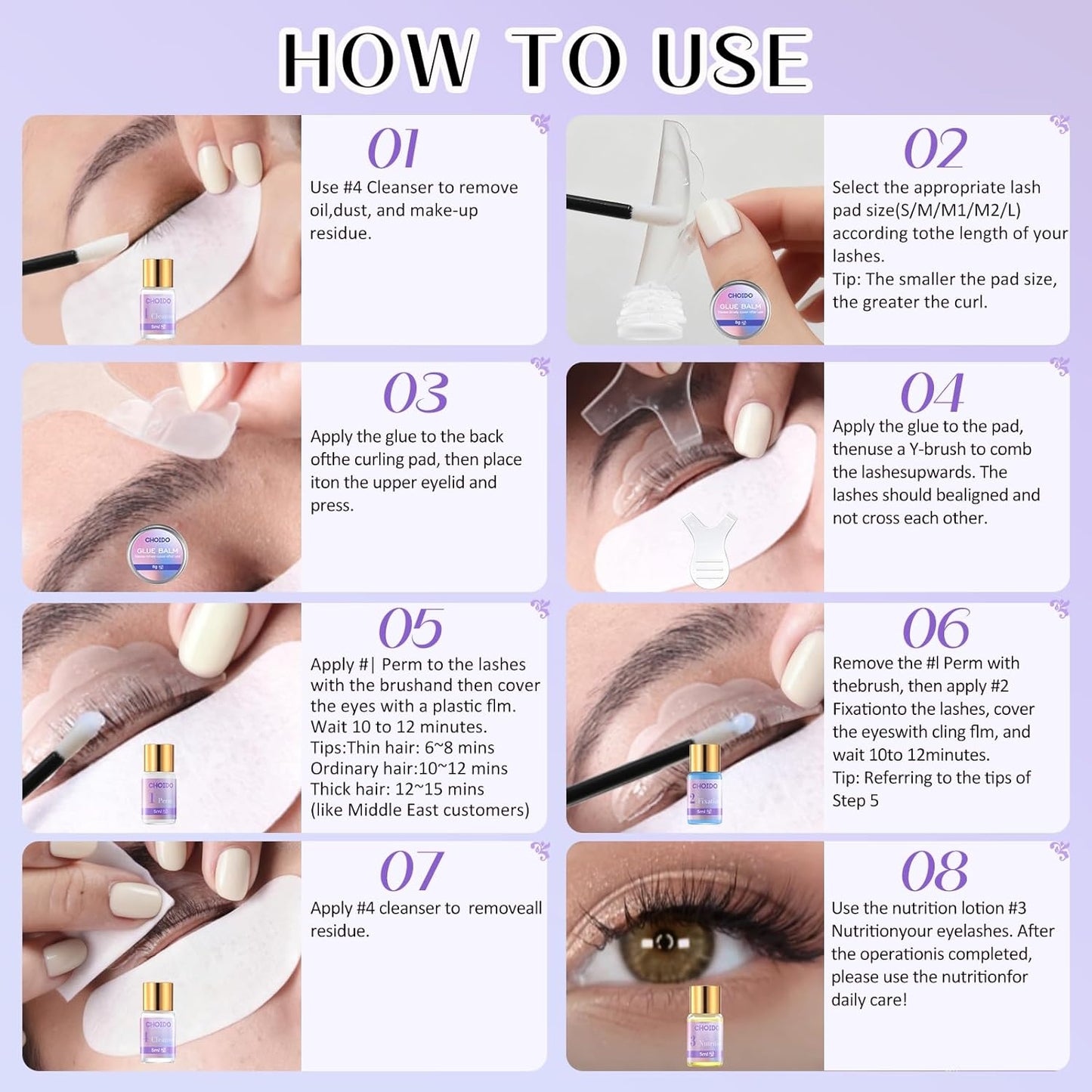 Lash Lift Kit - Eyelash Perm Kit - Eyebrow Lamination Kit, 2 in 1 Professional Eyelash Curling Lash Extension & Eyebrow Lift Kit, Eyelash Lift Kit Easy to Use for Salon & DIY Home Use, Lasts 6-8 Weeks-BrightBean Baby