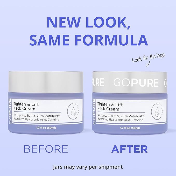 goPure Tighten and Lift Neck Cream - Clinically Tested - Pack of 2-BrightBean Baby