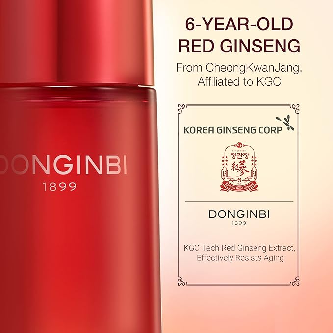[Upgraded] DONGINBI Korean Red Ginseng Essential Care Set EX, Anti Aging Skin Care Routine Kit - Skin Moisturizing For All Skin Type-BrightBean Baby