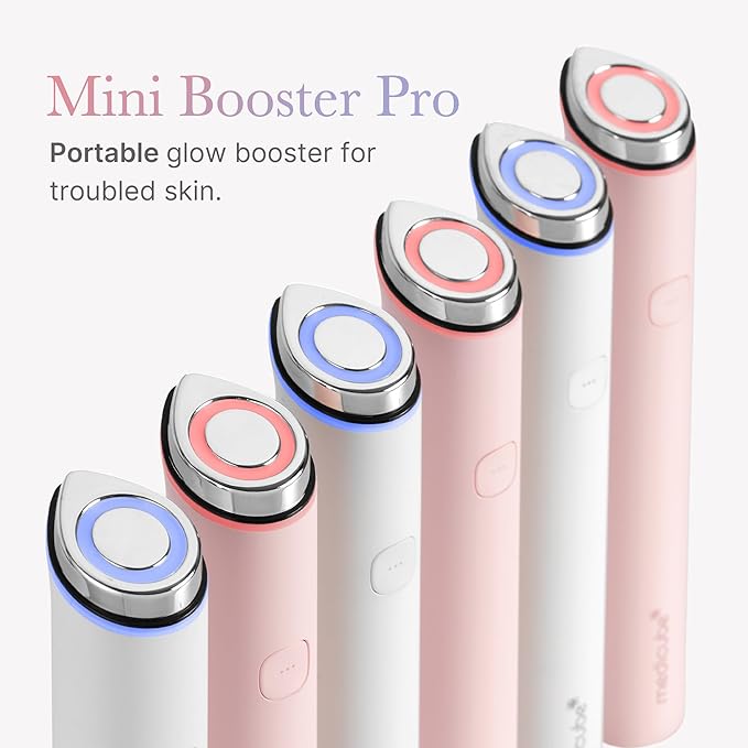 medicube Mini Booster Pro White | Affordable At-Home Facial Skin Care Tool for Beginners - Portable Glow Booster for Glass Skin, Boosting Skin Care Absorption, Skin care for teens, Korean Skin Care-BrightBean Baby