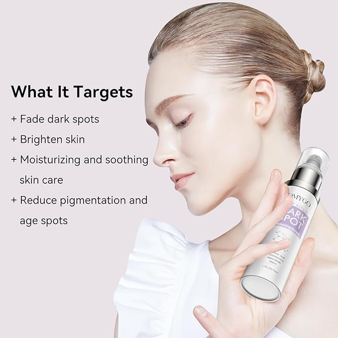 Dark Spot Remover for Face, Dark Spot Corrector for Age Spot Sun Spot Brown Spot Melasma Uneven Skin Tone, with Vitamin C and Hyaluronic Acid for Women and Men, 1.7 FL OZ-BrightBean Baby